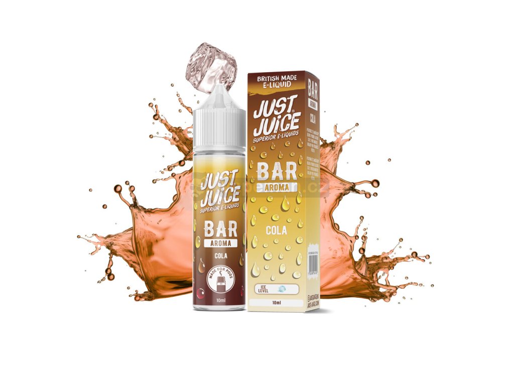 Příchuť Just Juice Bar Range S&V: Cola (Sladká cola) objem 10ml kolek R