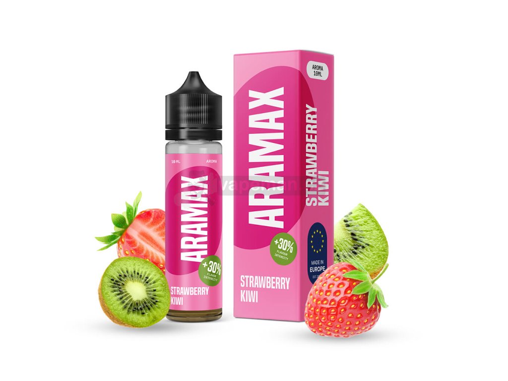 Příchuť Aramax S&V: Strawberry Kiwi (Jahoda a kiwi) objem 10ml kolek R