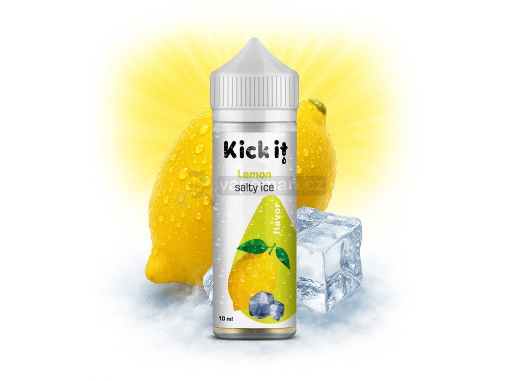Příchuť KickIt S&V: Salty Lemon Ice (Ledový citron) objem 10ml kolek R