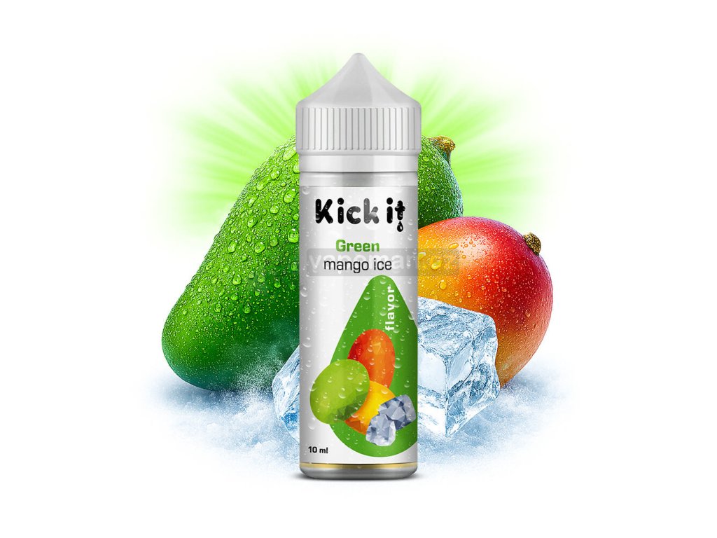 Příchuť KickIt S&V: Green Mango Ice (Ledové mango) objem 10ml kolek R