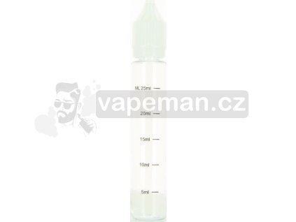 Úzká lahvička s kapátkem a ryskou 30ml