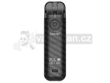 Smoktech NOVO 4 elektronická cigareta 800mAh Black Carbon Fiber