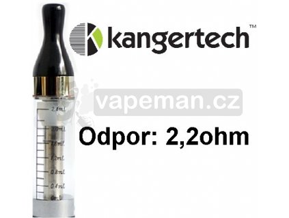 Kangertech CC/T2 clearomizer 2,4ml 2,2ohm Clear
