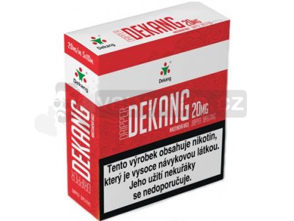 Nikotinová báze Dekang Dripper 5x10ml PG30-VG70 20mg