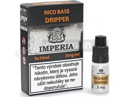 Nikotinová báze CZ IMPERIA Dripper 5x10ml PG30-VG70 3mg