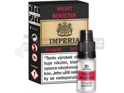 Velvet  Booster CZ IMPERIA 5x10ml PG20-VG80 15mg