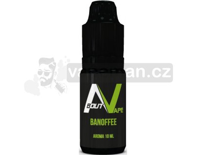 Příchuť About Vape (Bozz) Pure 10ml Banofee (Dezert s banány, vanilkou a kávou)