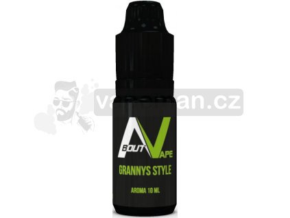 Příchuť About Vape (Bozz) Pure 10ml Grannys Style (Jablečný koláč)