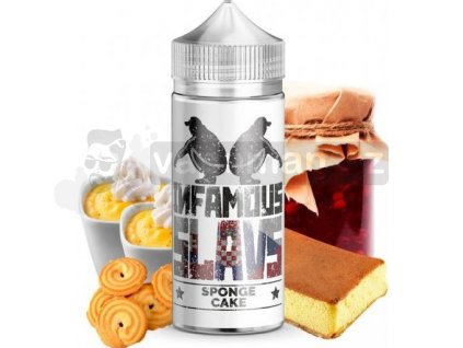 Příchuť Infamous Slavs Shake and Vape 20ml Sponge Cake