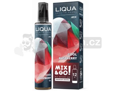 Příchuť Liqua Mix&Go 12ml Cool Raspberry