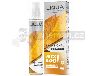 Příchuť Liqua Mix&Go 12ml Traditional Tobacco
