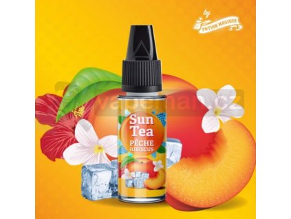 Příchuť Sun Tea 10ml Peche Hibiscus