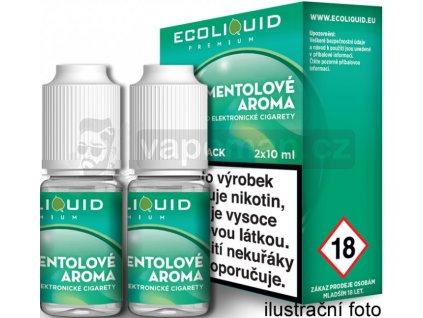 Liquid Ecoliquid Premium 2Pack Menthol 2x10ml - 6mg