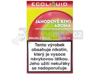 Liquid Ecoliquid Premium 2Pack Strawberry Kiwi 2x10ml - 12mg