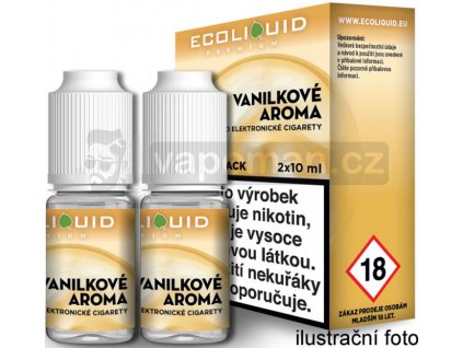 Liquid Ecoliquid Premium 2Pack Vanilla 2x10ml - 0mg (Vanilka)