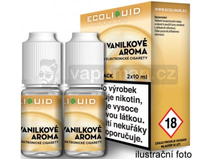 Liquid Ecoliquid Premium 2Pack Vanilla 2x10ml - 12mg (Vanilka)