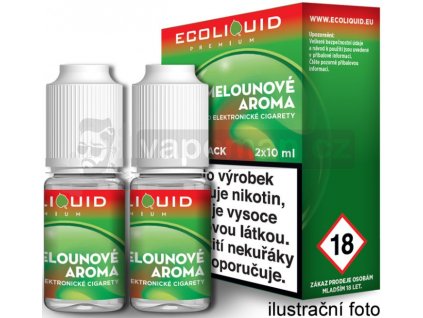 Liquid Ecoliquid Premium 2Pack Watermelon 2x10ml - 18mg (Vodní meloun)