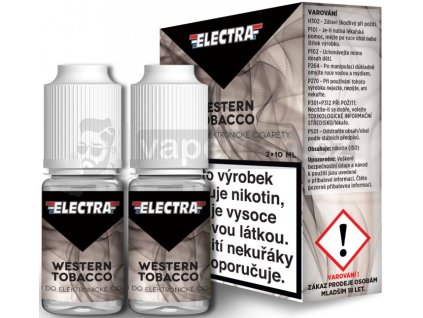 Liquid ELECTRA 2Pack Western Tobacco 2x10ml - 3mg