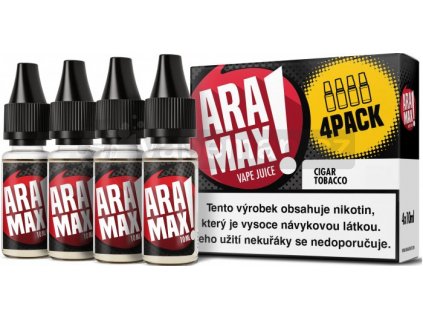 Liquid ARAMAX 4Pack Cigar Tobacco 4x10ml-6mg