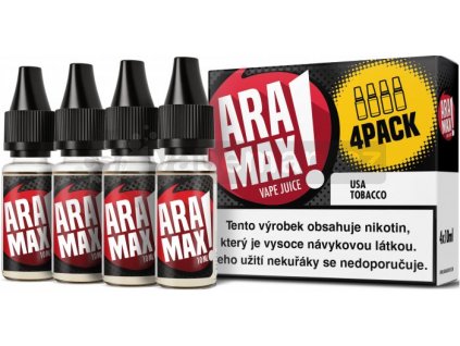 Liquid ARAMAX 4Pack USA Tobacco 4x10ml-12mg