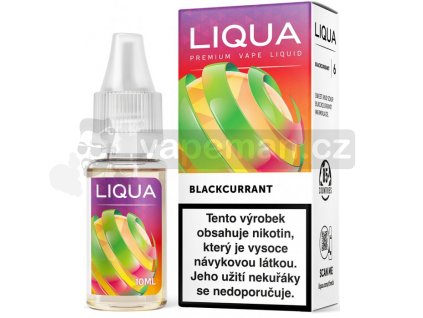 Liquid LIQUA CZ Elements Blackcurrant 10ml-12mg (černý rybíz)
