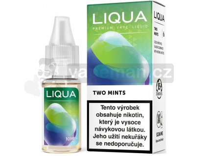 Liquid LIQUA CZ Elements Two Mints 10ml-0mg (Chuť máty a mentolu)