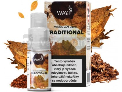 Liquid WAY to Vape Traditional 10ml-6mg