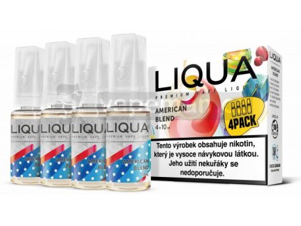 Liquid LIQUA CZ Elements 4Pack American Blend 4x10ml-3mg (Americký míchaný tabák)