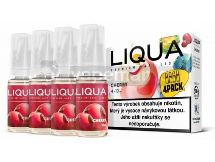 Liquid LIQUA CZ Elements 4Pack Cherry 4x10ml-3mg (třešeň)