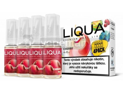 Liquid LIQUA CZ Elements 4Pack Cherry 4x10ml-6mg (třešeň)