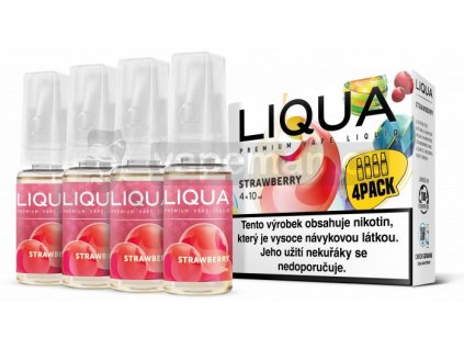 Liquid LIQUA CZ Elements 4Pack Strawberry 4x10ml-3mg (Jahoda)