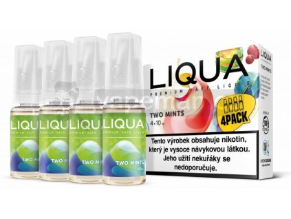 Liquid LIQUA CZ Elements 4Pack Two mints 4x10ml-3mg (Chuť máty a mentolu)