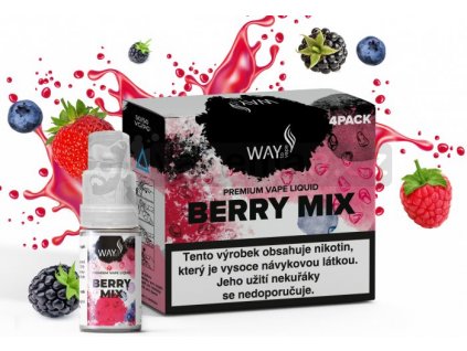 Liquid WAY to Vape 4Pack Berry Mix 4x10ml-3mg