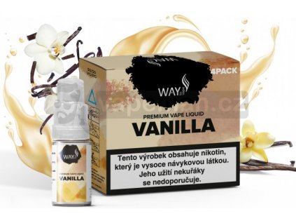 Liquid WAY to Vape 4Pack Vanilla 4x10ml-6mg