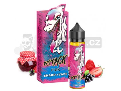 Příchuť Imperia Shark Attack: Pink Shark (Jahodovo-malinový mix s rybízem) 10ml