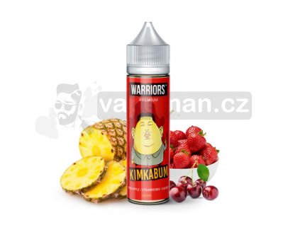 Příchuť ProVape Warriors S&V: Kim Kabum (Ananas, jahoda, třešeň) 20ml