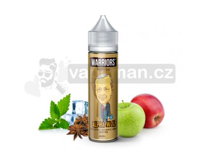 Příchuť ProVape Warriors S&V: Alpha Wolf (Zelené jablko, červené jablko, anýz, mentol) 20ml