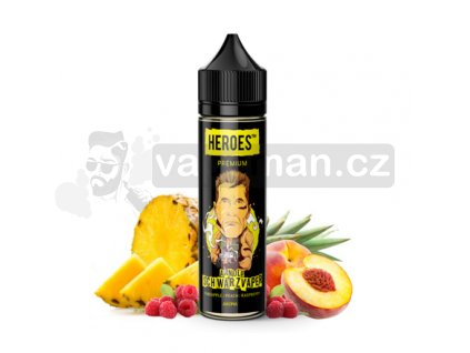 Příchuť ProVape Heroes S&V: Arnold Schwarzvaper (Ananas, broskev, malina) 20ml