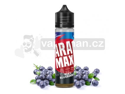 Příchuť Aramax Shake & Vape: Max Blueberry (Borůvka) 12ml