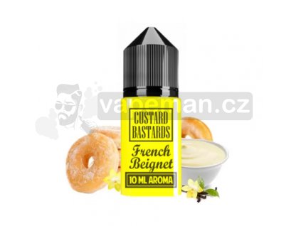 Příchuť Custard Bastards: French Beignet (Beignet s vanilkovým pudinkem) 10ml