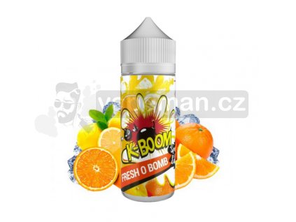 Příchuť K-Boom Special Edition: Fresh O Bomb (Svěží pomeranč s citronem) 10ml