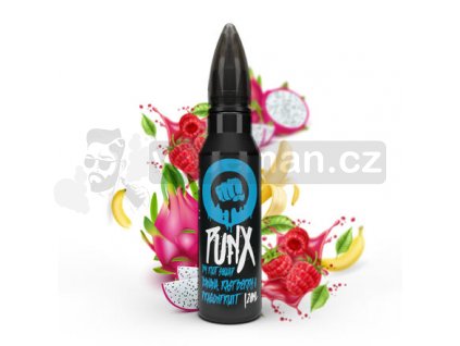 Příchuť Riot Squad PUNX S&V: Banán, malina & dračí ovoce 20ml