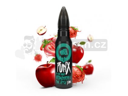 Příchuť Riot Squad PUNX S&V: Jahoda & růžové jablko 20ml