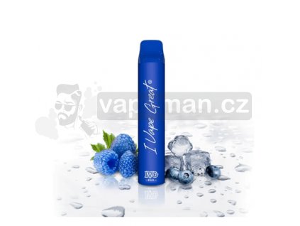 IVG Bar Plus (Blue Raspberry Ice) jednorázová elektronická cigareta