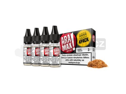 E-liquid Aramax 4x10ml: Classic Tobacco (Tabák)