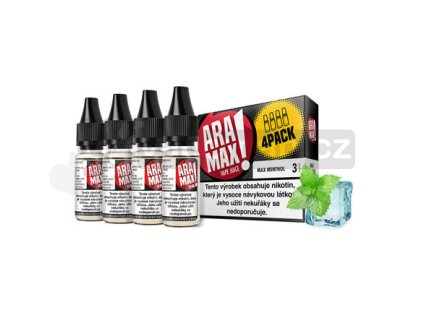 E-liquid Aramax 4x10ml / 3mg: Mentol (Max Menthol)