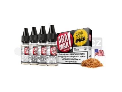 E-liquid Aramax 4x10ml / 3mg: USA Tobacco (Tabák)