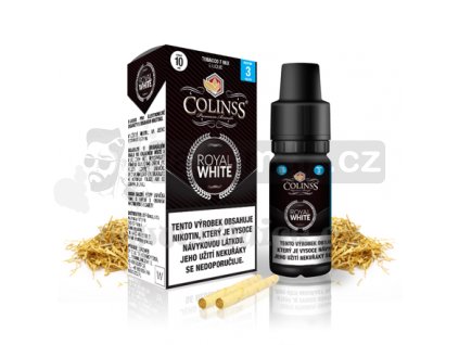 E-liquid Colinss 10ml / 0mg: Royal White (Cigaretový tabák)