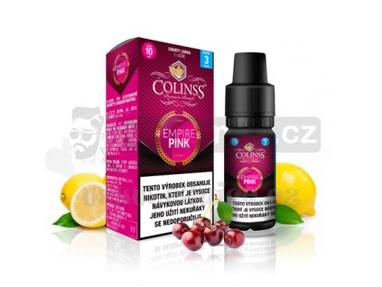 E-liquid Colinss 10ml / 0mg: Empire Pink (Třešeň a citron)