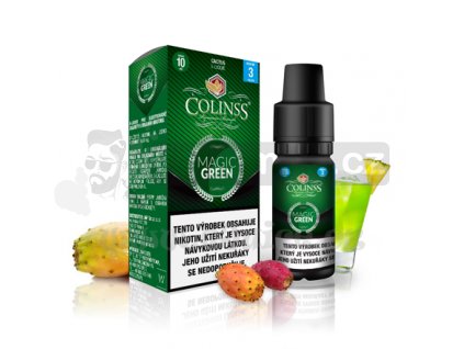 E-liquid Colinss 10ml / 0mg: Magic Green (Osvěžující kaktus)